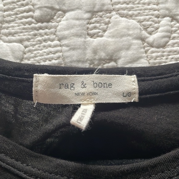 Rag & bone black tank top | Size L - Picture 2 of 8
